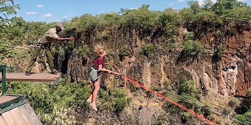 Victoria Falls Gorge Swing